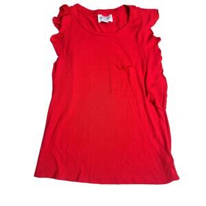 June & Ivy Red XS Blouse, Women's Too